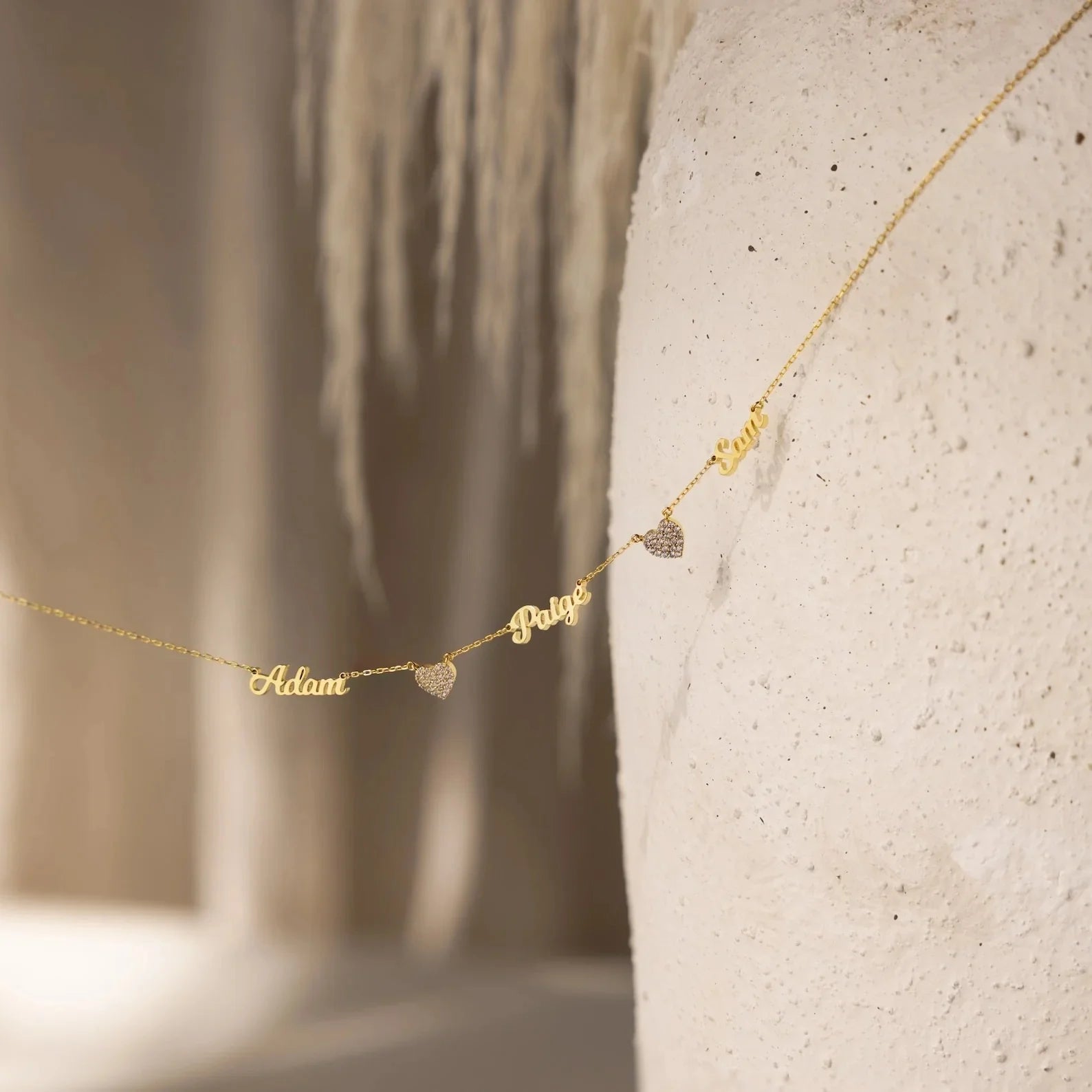 Personalized Heart Name Necklace