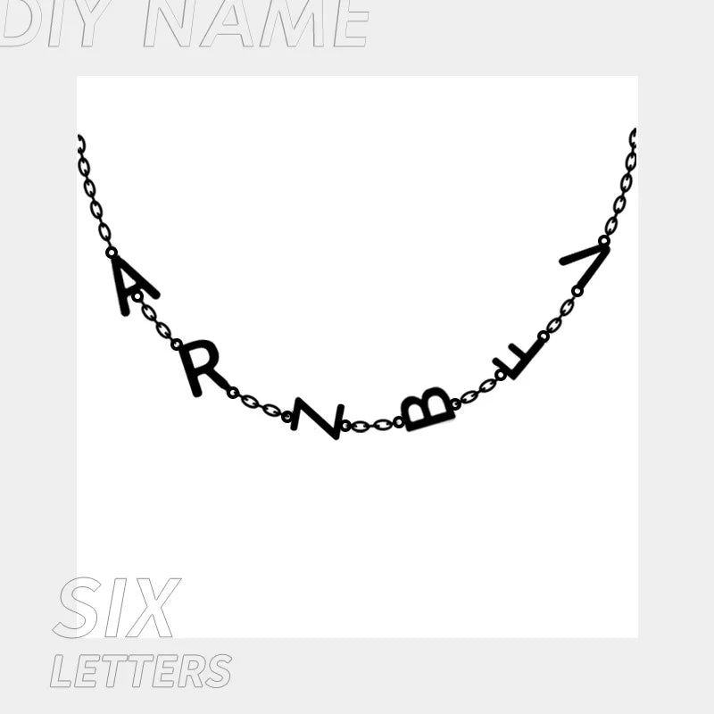 Personalized Custom Name letter Necklace
