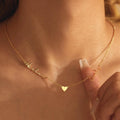 Custom Two-Name Heart Pendant Necklace